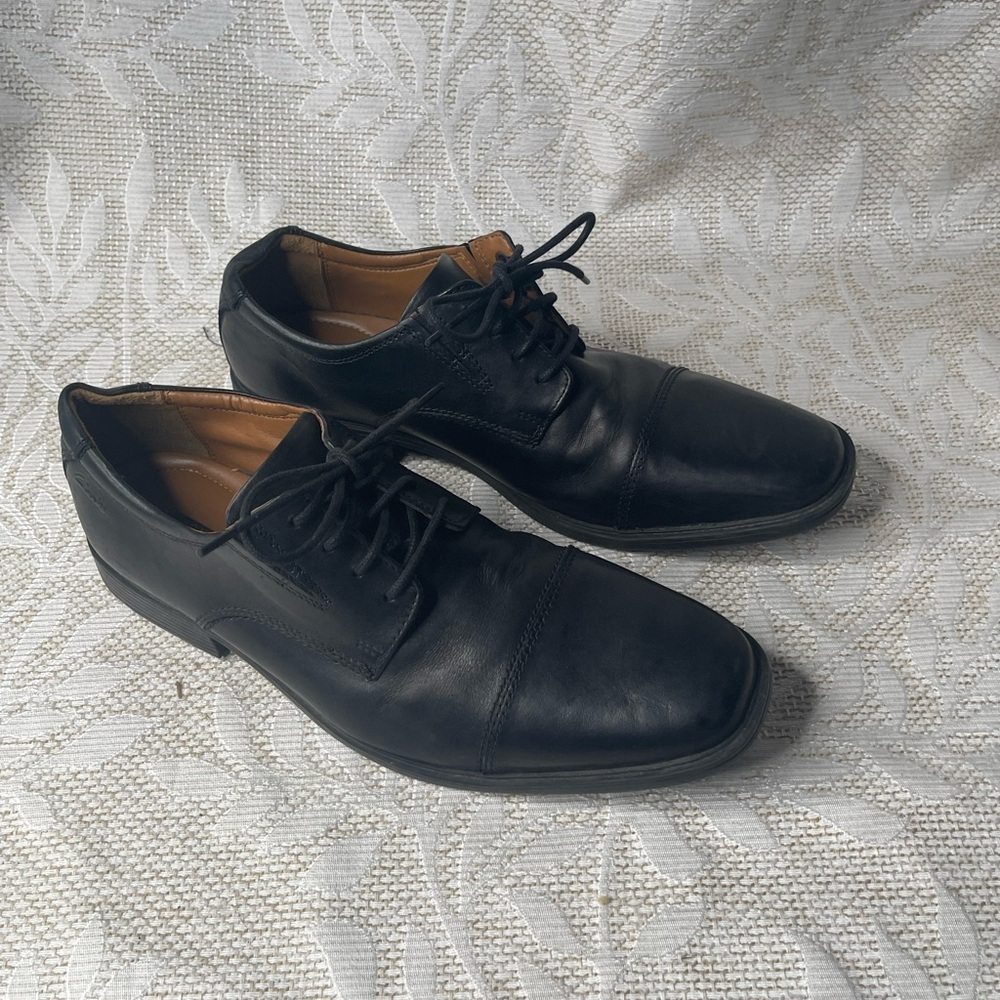 Clark’s black men’s dress shoe loafer size 9 - Picture 2 of 6
